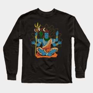 Hindu God - Shiva Long Sleeve T-Shirt